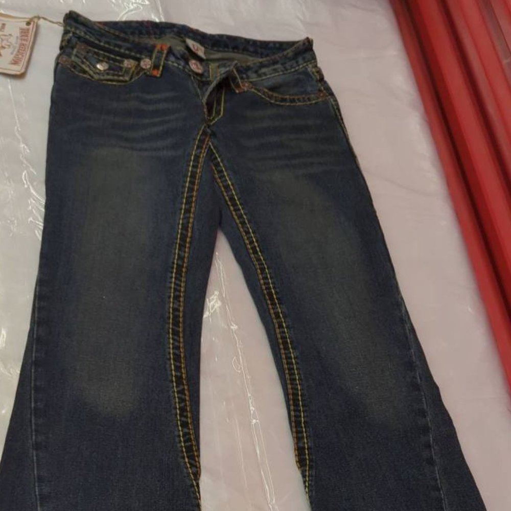 True Religion Boot Cut Jeans Size 27 Inseam 33 New with Tags